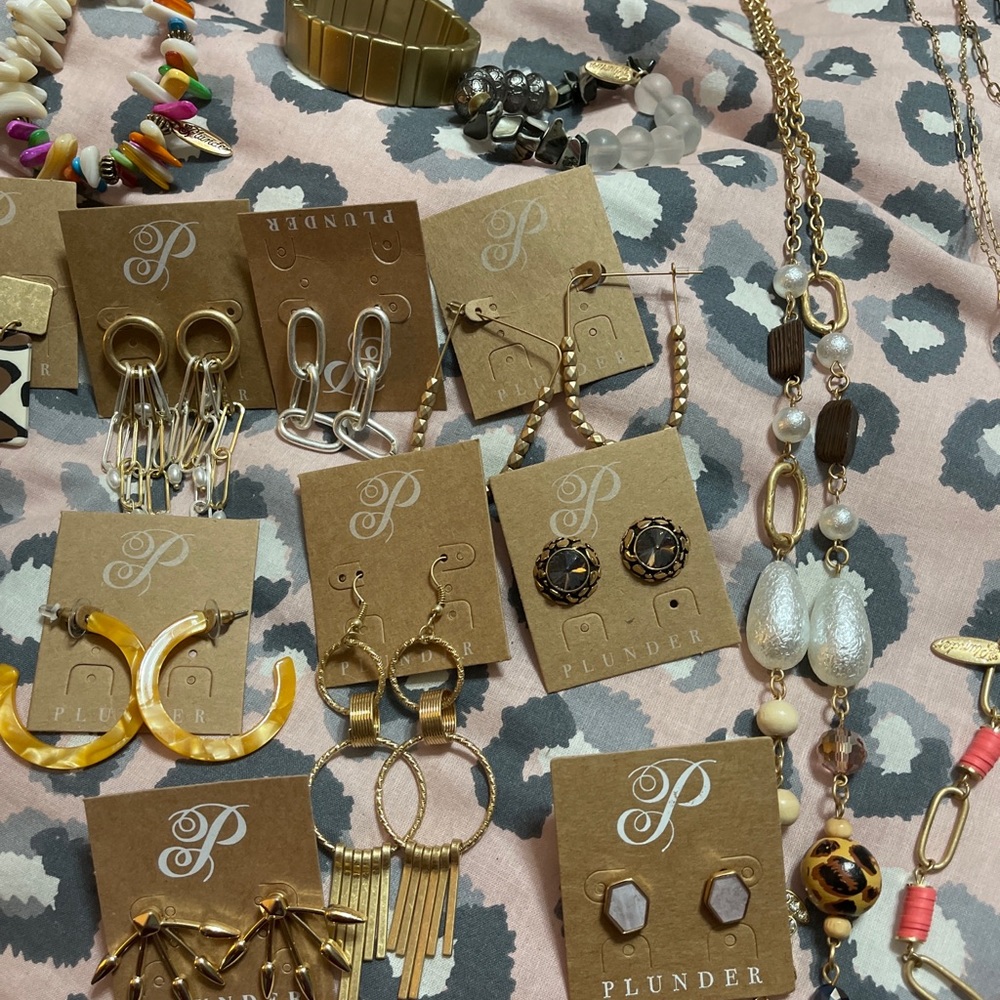 Plunder Earrings, Bracelets and Necklaces